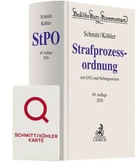 Produktbild: Schmitt/K&ouml;hler StPO Chat-Book 2026