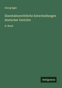 Produktbild: Eisenbahnrechtliche Entscheidungen deutscher Gerichte