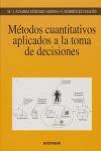 Produktbild: M&eacute;todos cuantitativos aplicados a la toma de decisiones