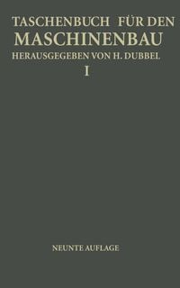 Produktbild: Taschenbuch f&uuml;r den Maschinenbau