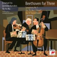 Produktbild: Beethoven for Three: Symphony No. 1 / Op. 70, No. 1 "Ghost" / Op. 11 "Gassenhauer"