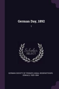 Produktbild: German Day, 1892