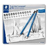 Produktbild: STAEDTLER Mars Schreib- und Zeichbedarf Mars Lumograph 100 Zeichenbleistift, 24er Set