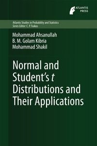 Produktbild: Normal and Student&acute;s t Distributions and Their Applications