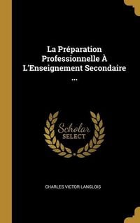 Produktbild: La Pr&eacute;paration Professionnelle &Agrave; L'Enseignement Secondaire ...