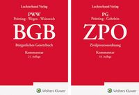 Produktbild: Bundle BGB Kommentar 21. Auflage und ZPO Kommentar 18. Auflage