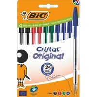 Produktbild: BIC Kugelschreiber Cristal Original 0.4mm farbig, 10er Set
