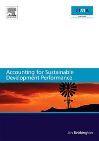 Produktbild: Accounting for sustainable development performance