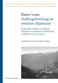 Produktbild: Siedlungsforschung im mittleren Alpenraum