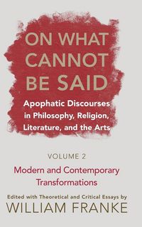 Produktbild: On What Cannot Be Said