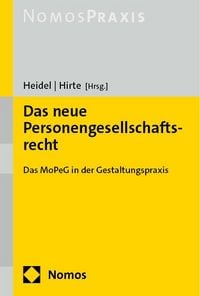 Produktbild: Das neue Personengesellschaftsrecht