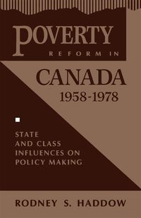 Produktbild: Poverty Reform in Canada, 1958-1978