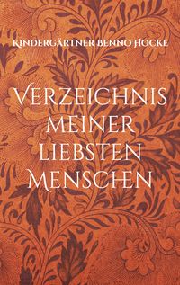 Produktbild: Verzeichnis meiner liebsten Menschen