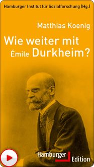 Produktbild: Wie weiter mit &Eacute;mile Durkheim?
