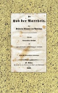 Produktbild: Das Lob der Narrheit. Reprint der Ausgabe von 1839 (BoD)
