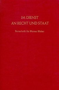 Produktbild: Im Dienst an Recht und Staat.