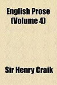 Produktbild: English Prose (Volume 4)