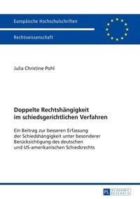 Produktbild: Doppelte Rechtsh&auml;ngigkeit im schiedsgerichtlichen Verfahren