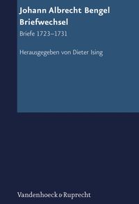 Produktbild: Johann Albrecht Bengel: Briefwechsel