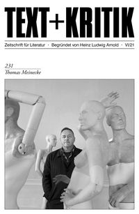 Produktbild: TEXT + KRITIK 231 - Thomas Meinecke