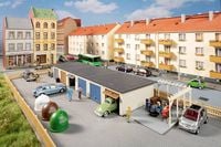 Produktbild: Auhagen 11484 H0 Garagen mit Zubeh&ouml;r