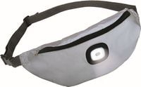 Produktbild: Reflektierende LED-Bauchtasche mit USB