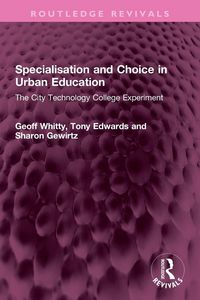 Produktbild: Specialisation and Choice in Urban Education