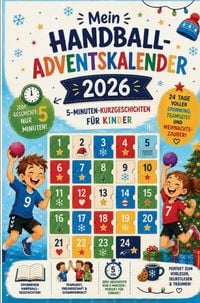 Produktbild: Mein Handball-Adventskalender 2026 - 5-Minuten-Kurzgeschichten f&uuml;r Kinder