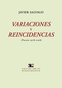 Produktbild: Variaciones y reincidencias : poes&iacute;a 1978-2018