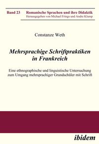 Produktbild: Mehrsprachige Schriftpraktiken in Frankreich