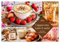 Produktbild: Cappuccino, Latte und mehr - Der gro&szlig;e Kaffeekalender (Tischkalender 2026 DIN A5 quer), CALVENDO Monatskalender