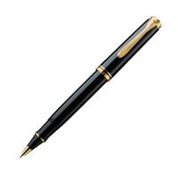 Produktbild: Pelikan Tintenroller Souver&auml;n&reg; R600, Edelharz, 24-Karat vergoldete, Schwarz