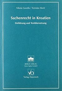 Produktbild: Sachenrecht in Kroatien