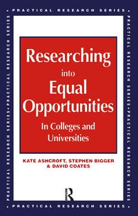 Produktbild: Researching into Equal Opportunities in Colleges and Universities