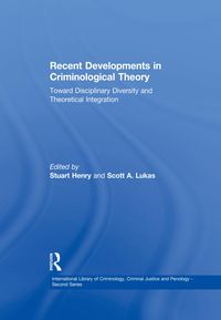 Produktbild: Recent Developments in Criminological Theory
