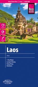Produktbild: Reise Know-How Landkarte Laos (1:600.000) mit Luang Prabang, Vang Vieng, Vientiane