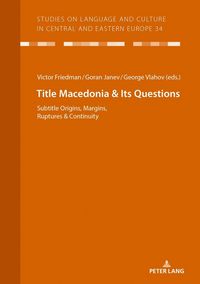 Produktbild: Macedonia & Its Questions