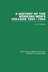 Produktbild: A History of the Working Men's College