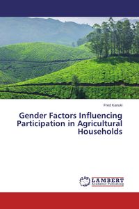 Produktbild: Gender Factors Influencing Participation in Agricultural Households