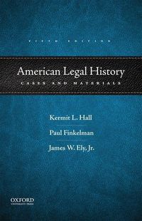 Produktbild: Amer Legal Hist 5/e