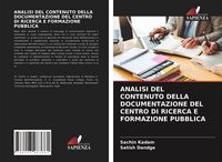 Produktbild: Analisi Del Contenuto Della Documentazione Del Centro Di Ricerca E Formazione Pubblica