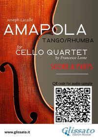 Produktbild: Amapola - Cello Quartet (score and parts)