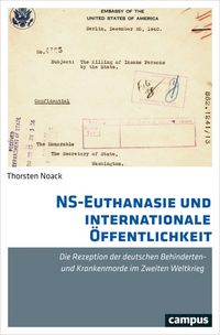 Produktbild: NS-Euthanasie und internationale &Ouml;ffentlichkeit