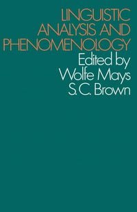 Produktbild: Linguistic Analysis and Phenomenology