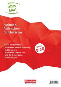 Produktbild: Alles klar! - Deutsch - Sekundarstufe I - 9./10. Schuljahr
