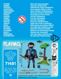 PLAYMOBIL 71481 Ninja mit Ausrüstung