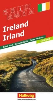 Produktbild: Hallwag Strassenkarte Irland 1:300.000