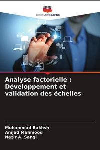 Produktbild: Analyse factorielle : D&eacute;veloppement et validation des &eacute;chelles