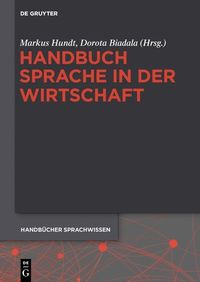Produktbild: Handbuch Sprache in der Wirtschaft