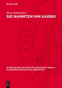 Produktbild: Sie nannten ihn Karski